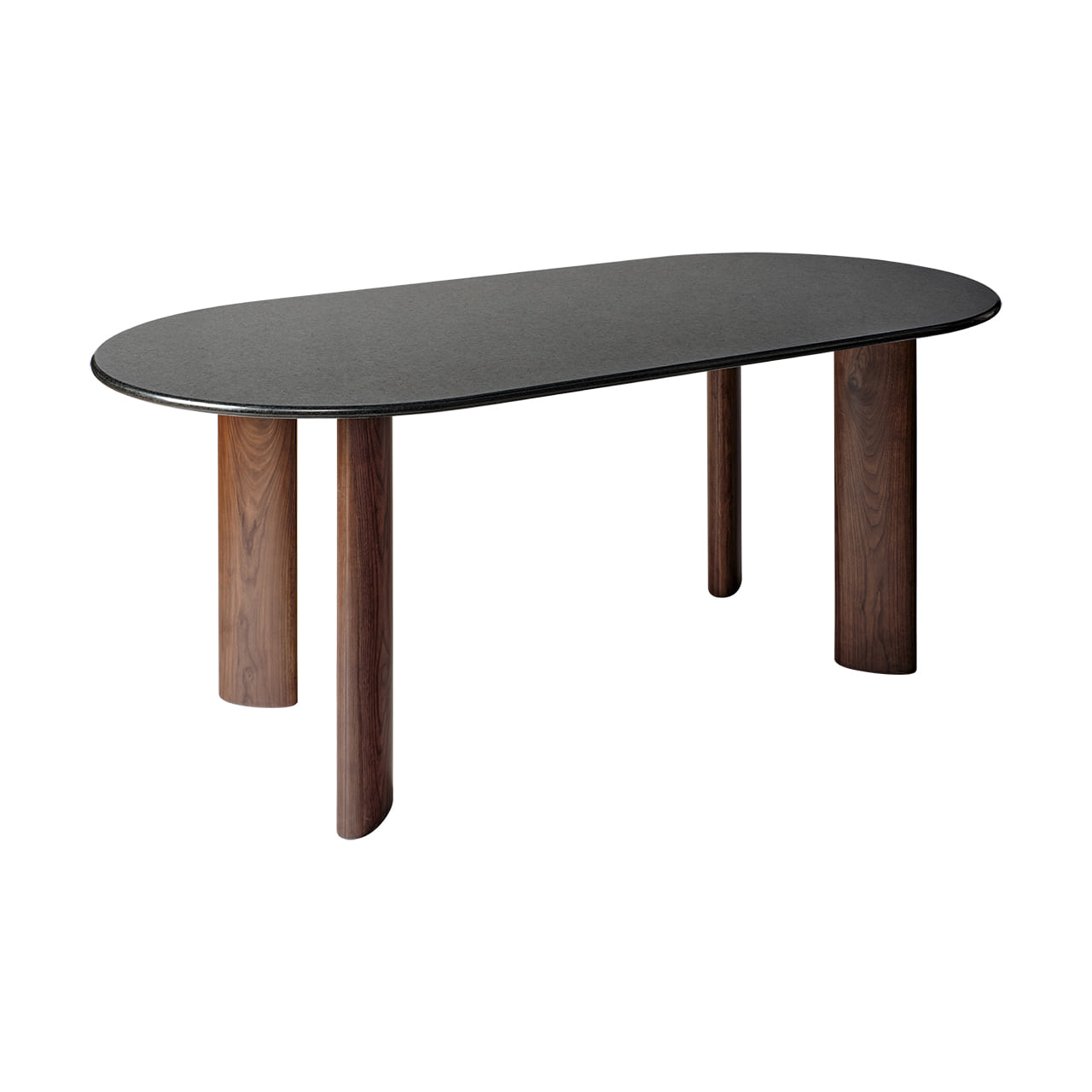 OVAL STONE DINING TABLE